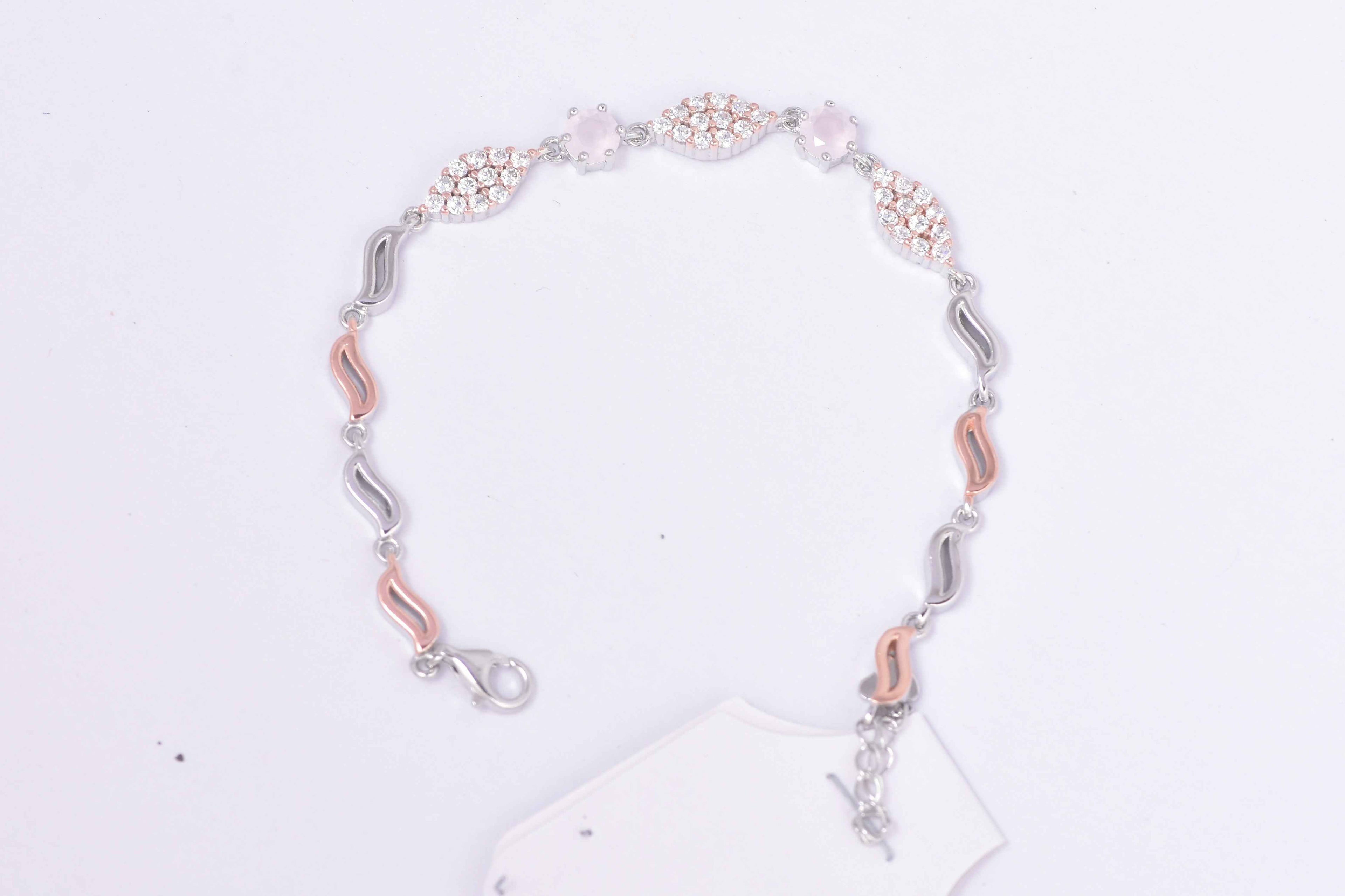 Multi-Colored Silver Bracelet