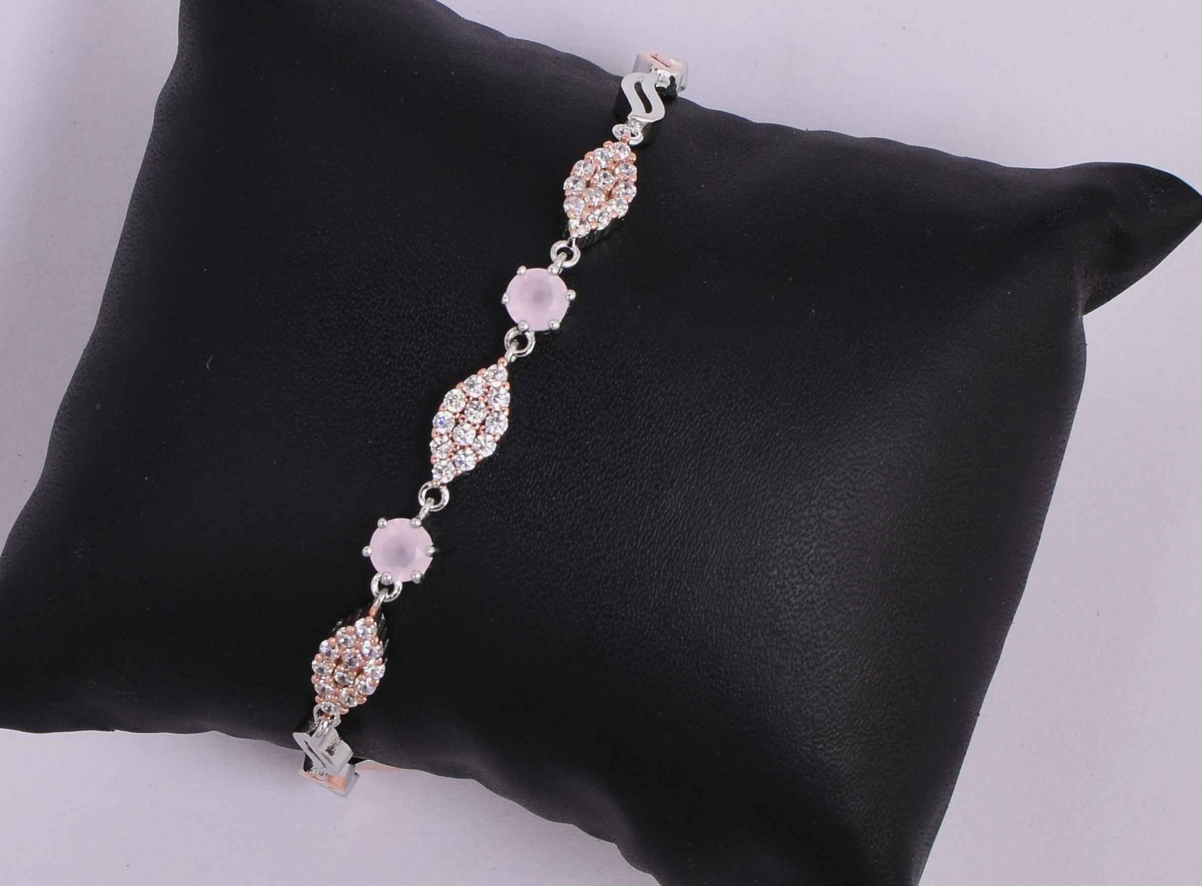 Multi-Colored Silver Bracelet