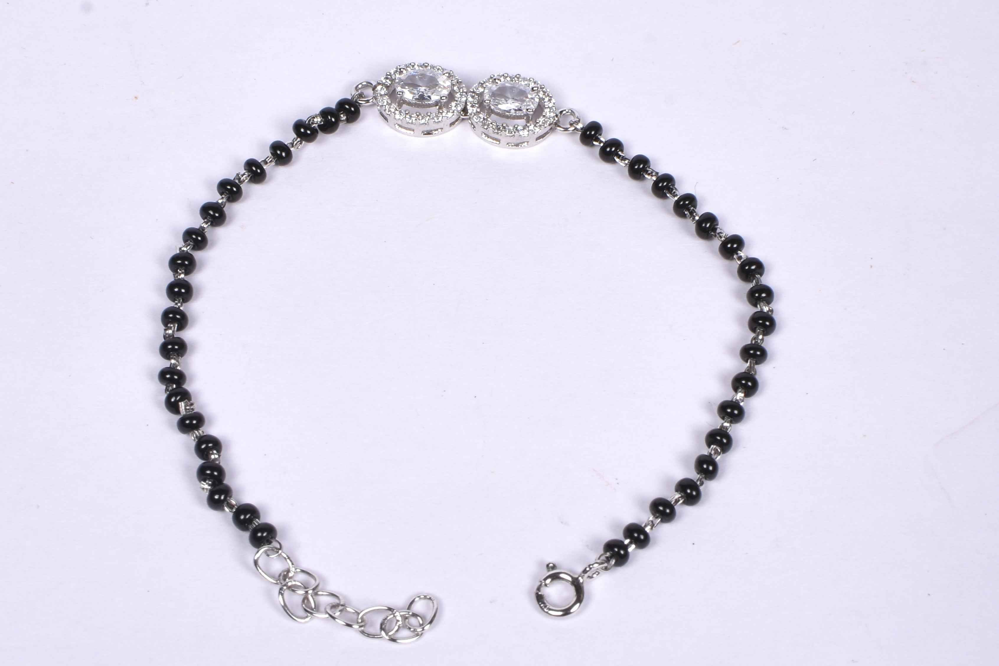 Elegant Black Bead Bracelet