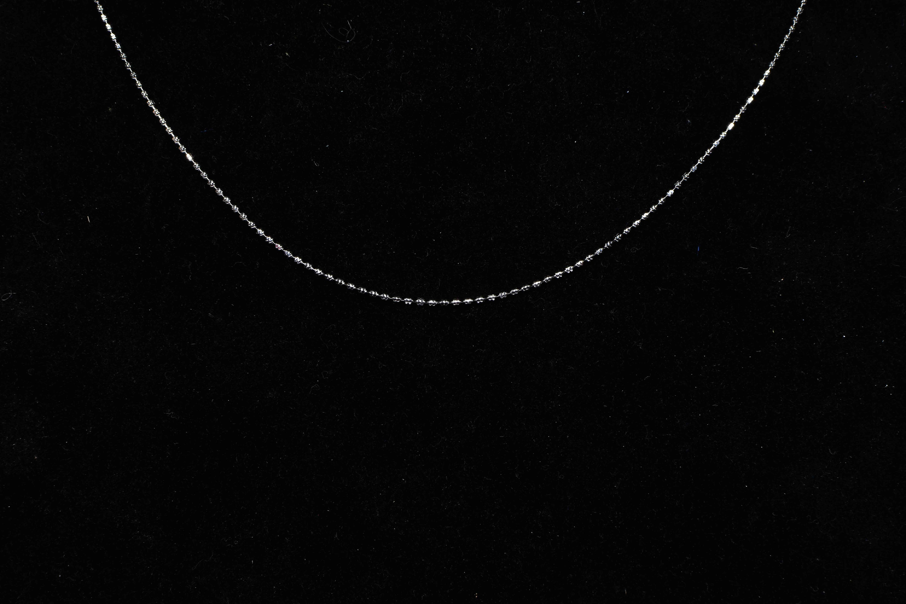 Silver Beaded Chain