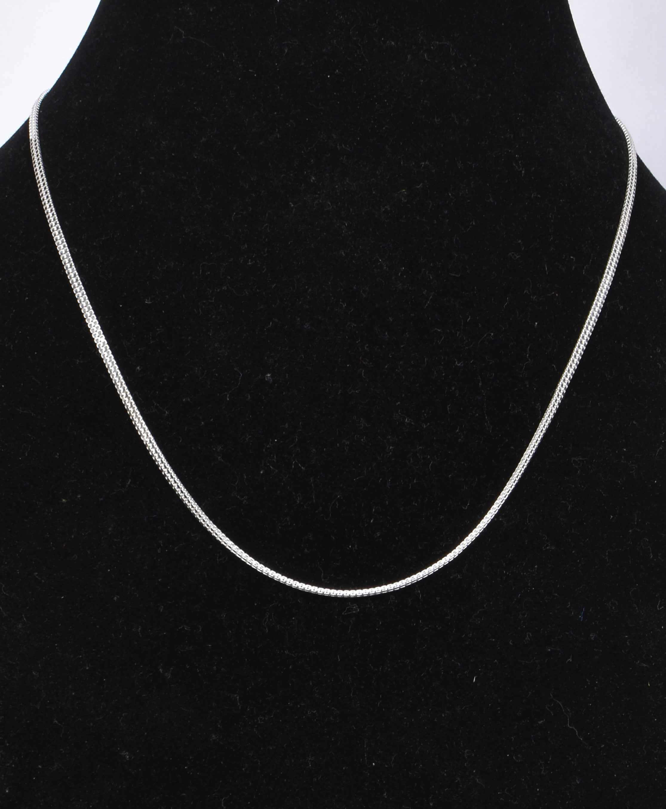 Elegant Silver Flat Chain