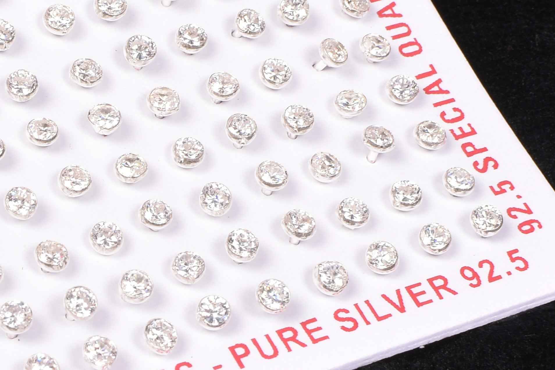 92.5 Silver CZ Nose Pin