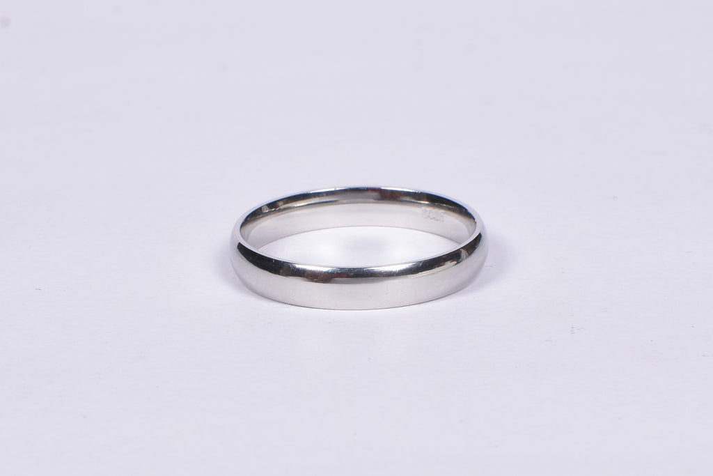 Men’s Sterling Silver Plain Band Ring