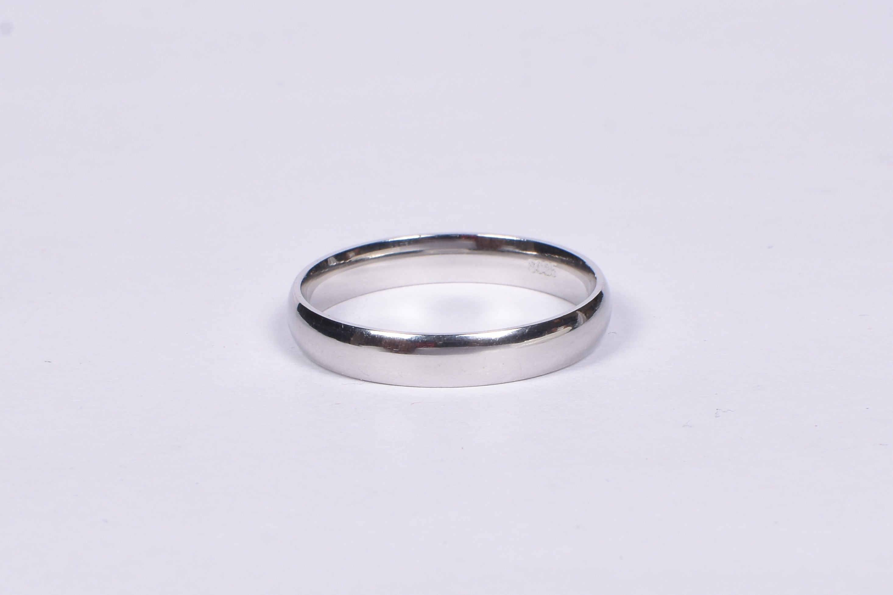 Men’s Sterling Silver Plain Band Ring