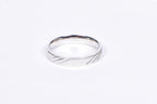 Men’s Silver Diagonal Band Ring