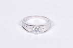 Men’s Sterling Silver Ring with CZ Stone