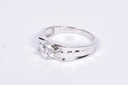 Men’s Sterling Silver Ring with CZ Stone