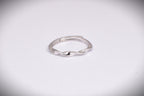Adjustable Sterling Silver Wavy Band Ring
