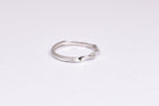 Adjustable Sterling Silver Wavy Band Ring
