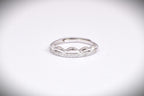 Sterling Silver Stone-Studded Adjustable Ring