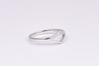 Sterling Silver Geometric CZ Ring