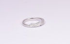 Elegant Sterling Silver CZ  Ring