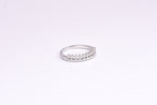 Elegant Silver Diamond Ring