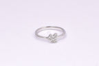 Butterfly Silver Diamond Ring