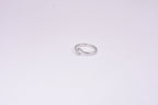 Minimal Silver Ring with Diamond