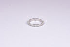 Textured Silver Stackable Ring