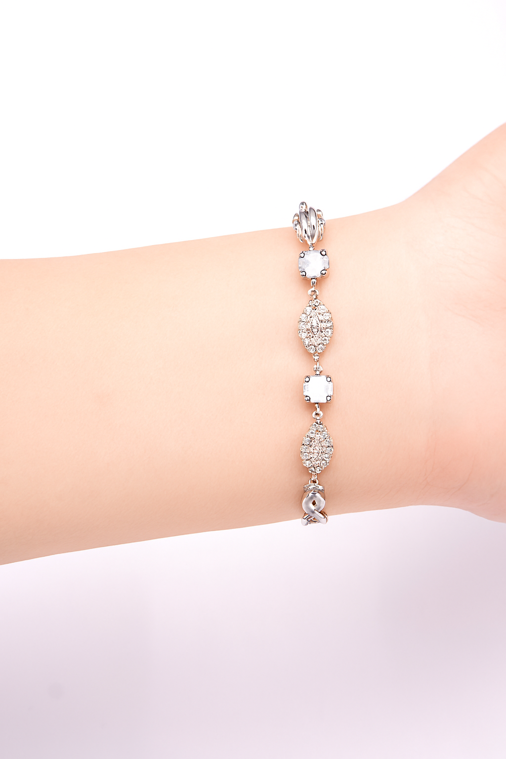 Multi-Colored Silver Bracelet