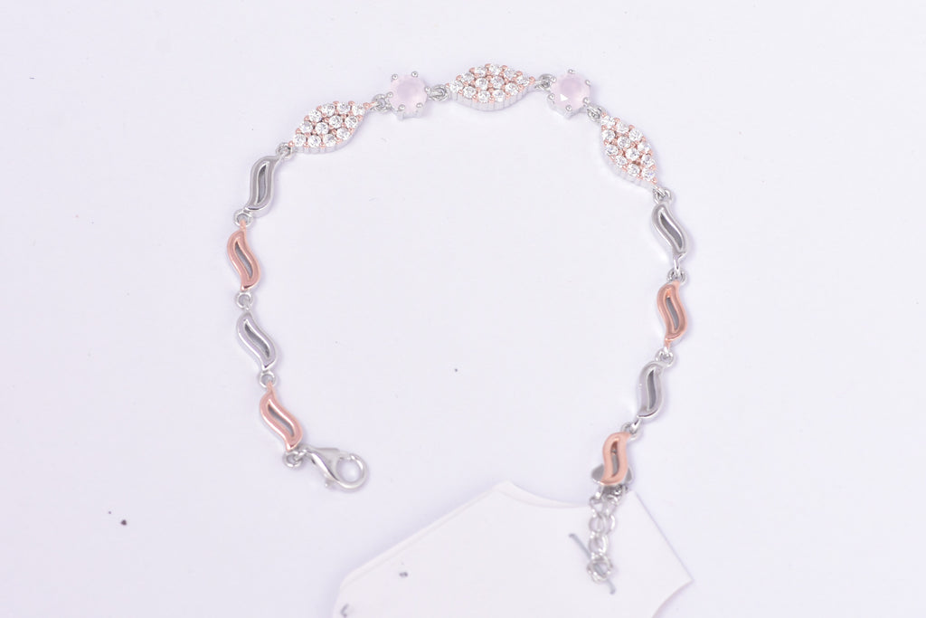 Multi-Colored Silver Bracelet