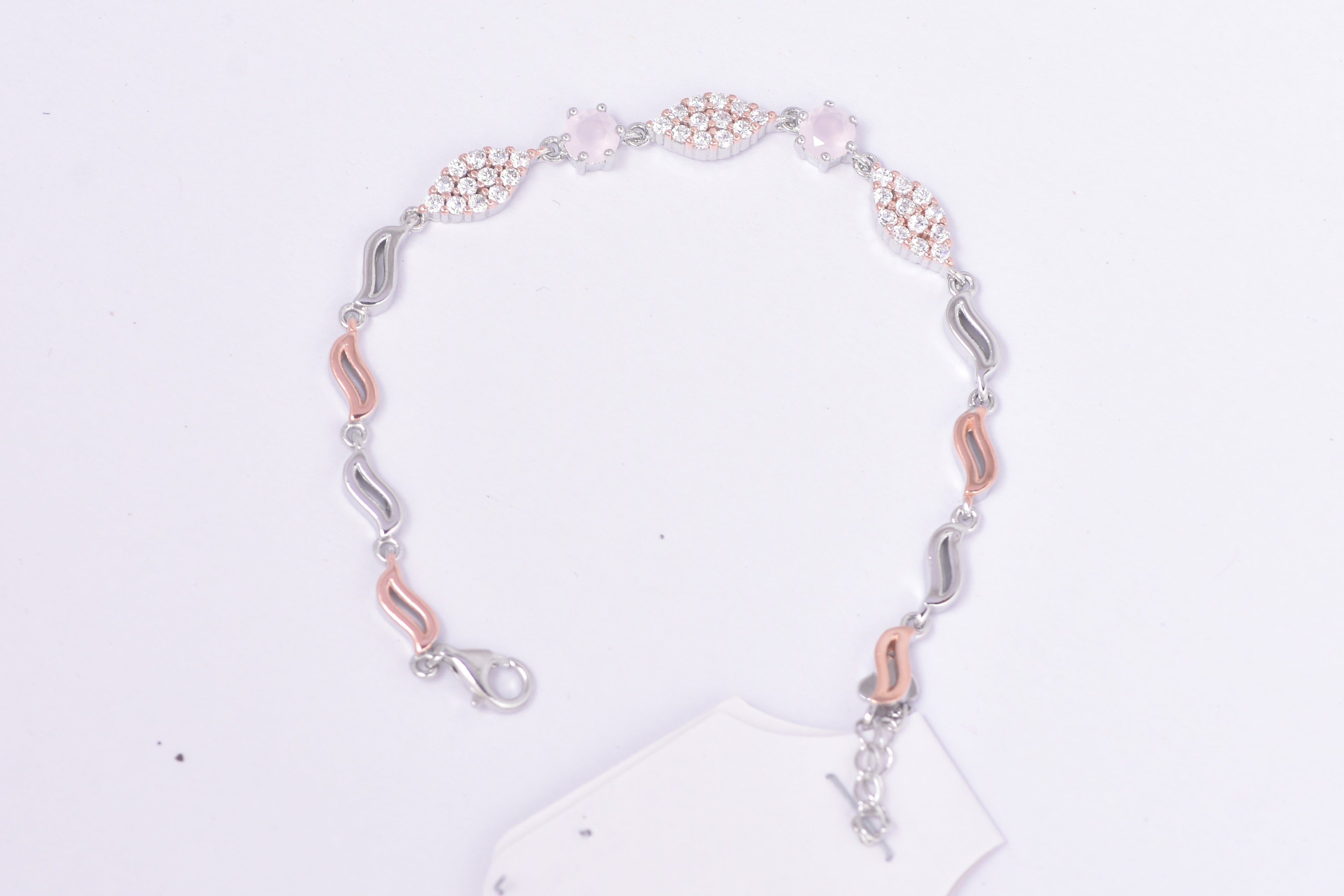Multi-Colored Silver Bracelet