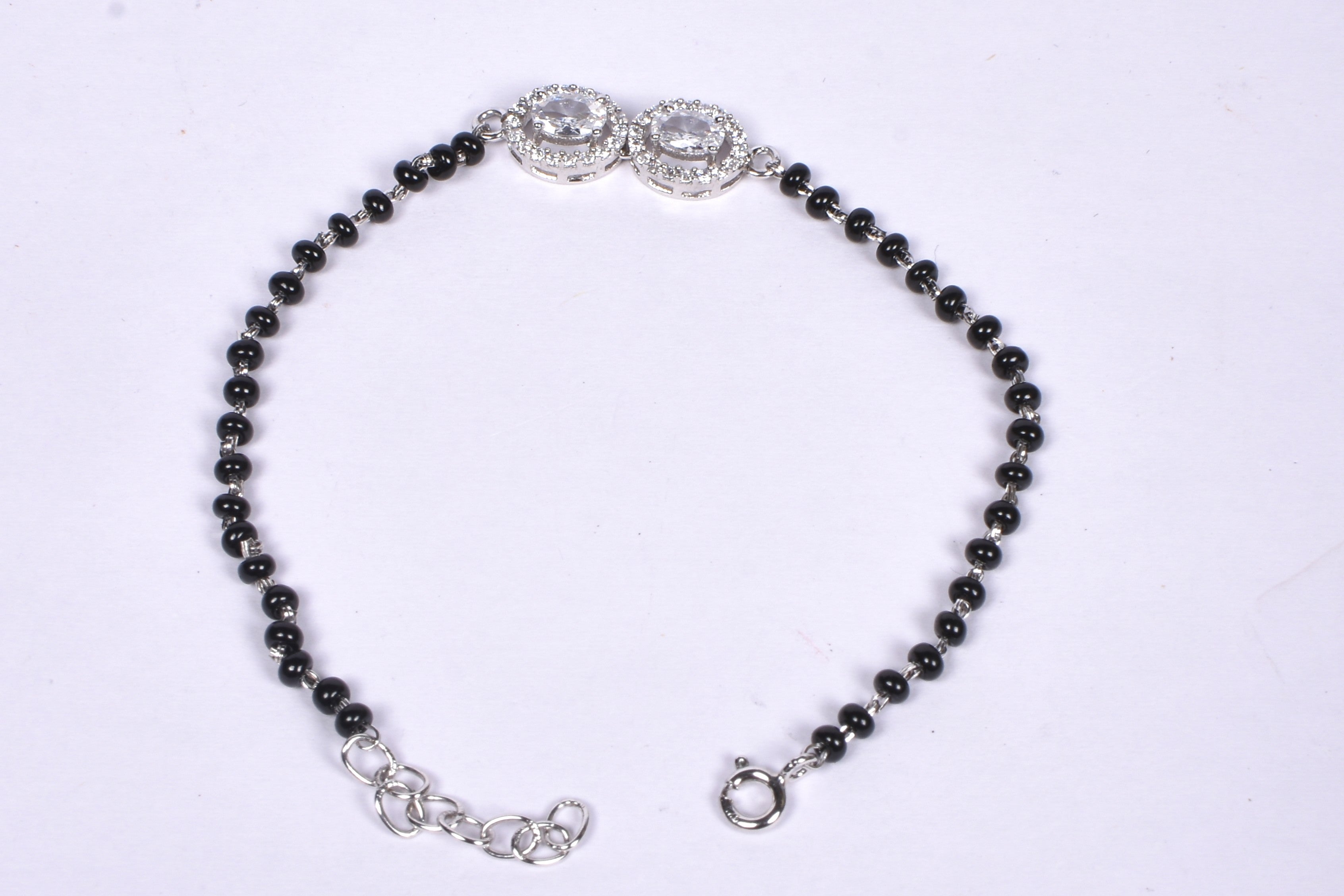 Elegant Black Bead Bracelet