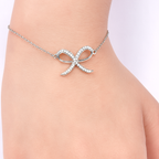 Crystal Bow Bracelet