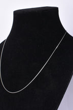 Sleek Silver Chain Necklace