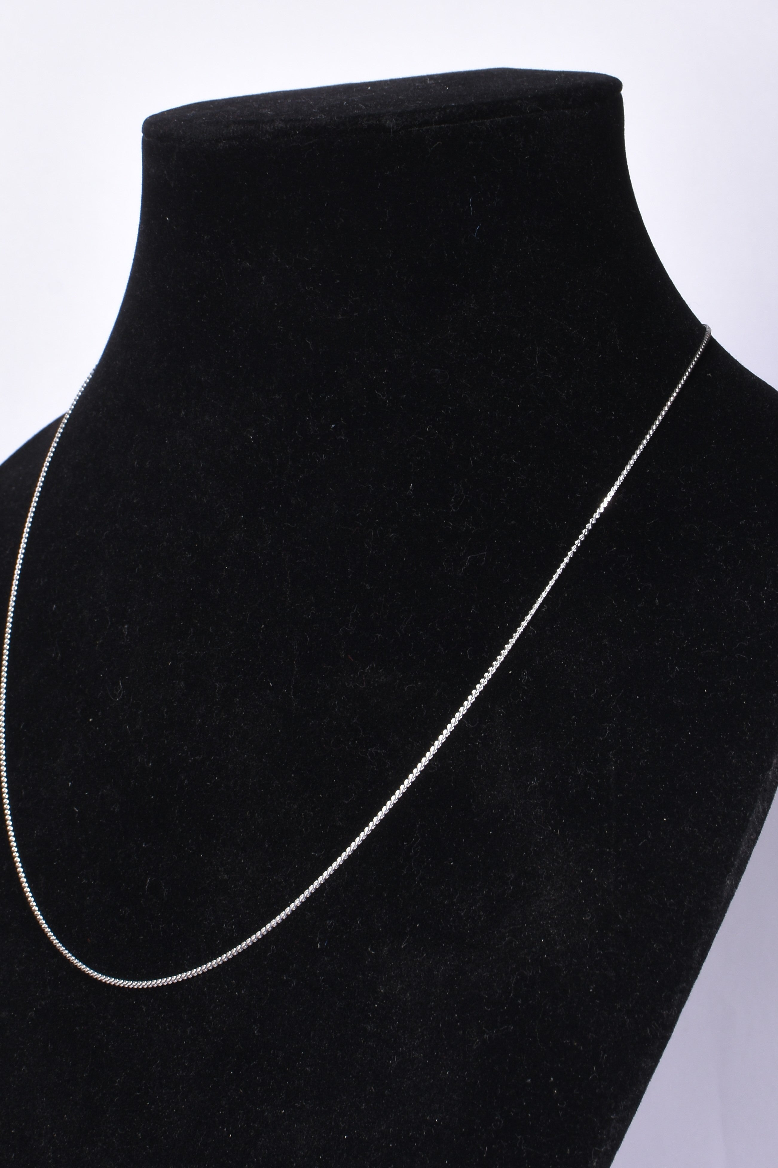 Sleek Silver Chain Necklace