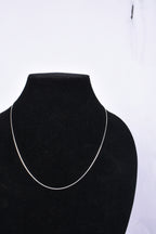 Sleek Silver Chain Necklace