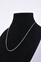 Stylish Silver Flat Chain