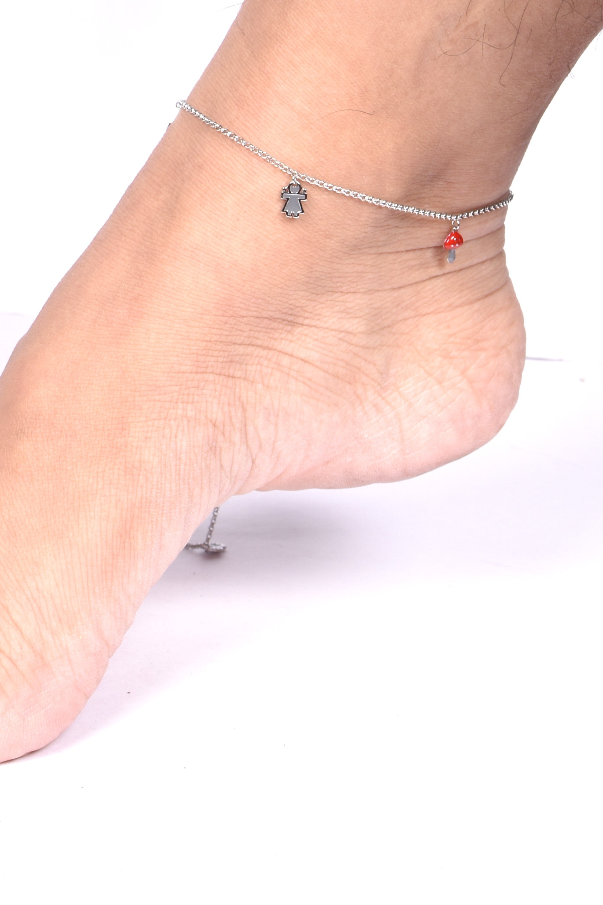 92.5 Silver Anklet Charm